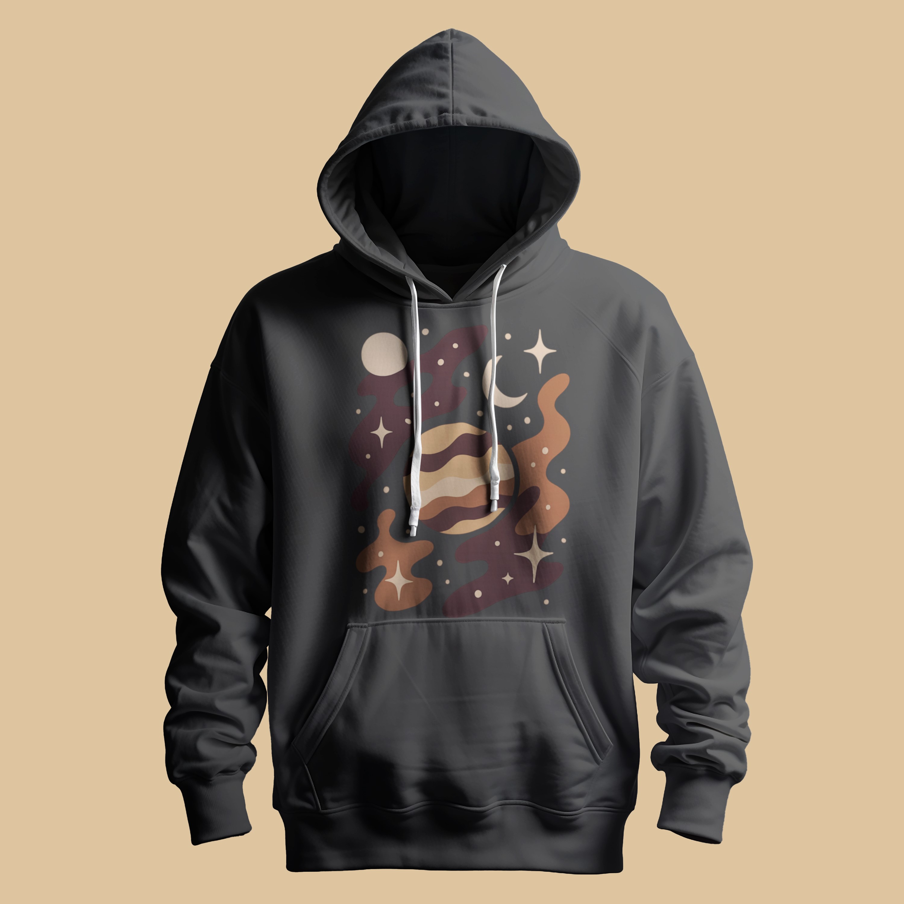 Hoddie Universe Brown